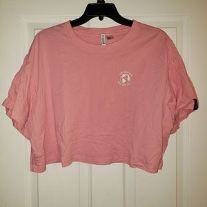Pink H&M Crop Top Tee Shirt